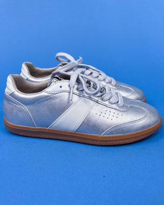 The Sasha Silver Classic Sneaker - All About You