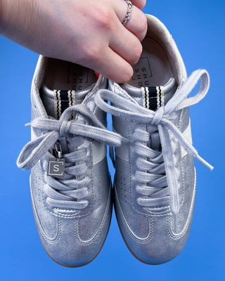 The Sasha Silver Classic Sneaker - All About You