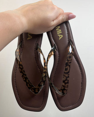The Selena Leopard Strap Sandal - All About You Boutique & Gifts