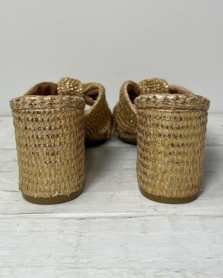 The Stephanie Gold Raffia Heel - All About You Boutique & Gifts