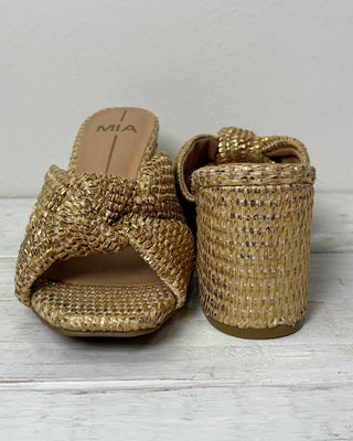 The Stephanie Gold Raffia Heel - All About You Boutique & Gifts