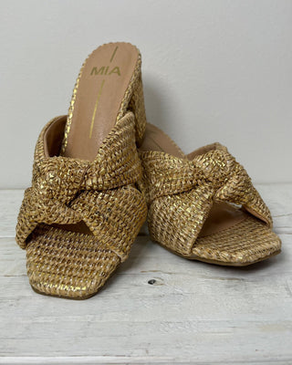 The Stephanie Gold Raffia Heel - All About You Boutique & Gifts