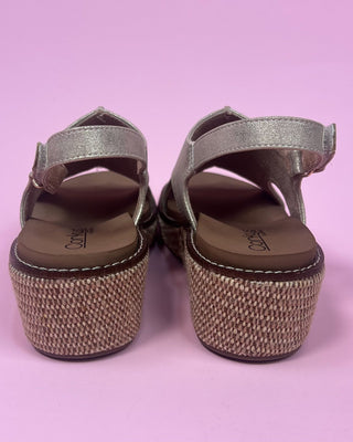 The Taylor Washed Gold Woven Wedge - All About You Boutique & Gifts