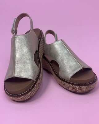 The Taylor Washed Gold Woven Wedge - All About You Boutique & Gifts
