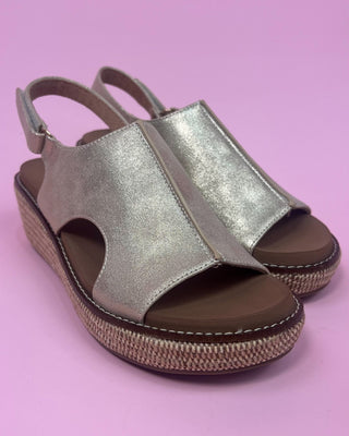 The Taylor Washed Gold Woven Wedge - All About You Boutique & Gifts