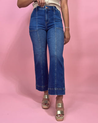 The Vivian HR Crop Straight Leg Jeans - All About You