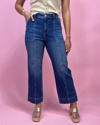 The Vivian HR Crop Straight Leg Jeans - All About You Boutique & Gifts