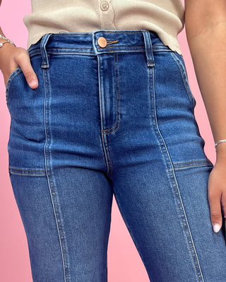 The Vivian HR Crop Straight Leg Jeans - All About You