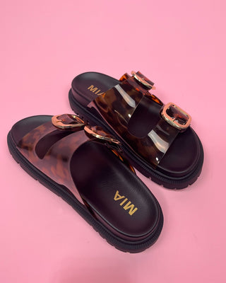 The Zoey Tortoise Sandal - All About You