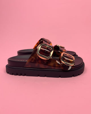 The Zoey Tortoise Sandal - All About You