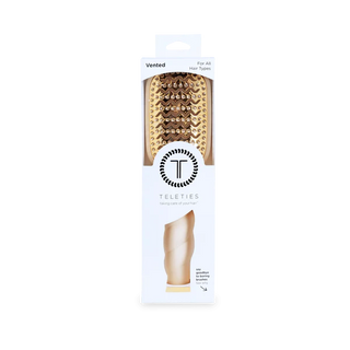 Teleties vented hairbrush packaging on a white background