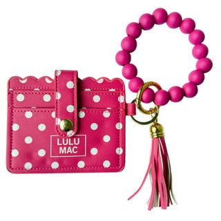 Lulu Mac Beaded Wristlet ID Wallet *More Colors*